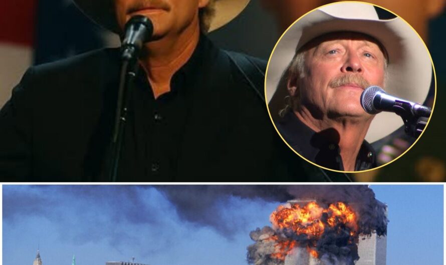 When the World Stopped Turning and 🎤🎤 Alan Jackson’s 9/11 song still hits like a punch to the chest . On the morning of September 11, 2001, America began the day like any other — until tragedy struck. At 8:46 AM, a hijacked plane crashed into the North Tower of the World Trade Center. Seventeen minutes later, a second plane struck the South Tower.