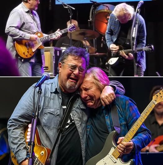  LEGENDS ROAR: Joe Walsh & Vince Gill Bring Down the House at Clapton’s Crossroads Festival with Blazing “Rocky Mountain Way” Performance