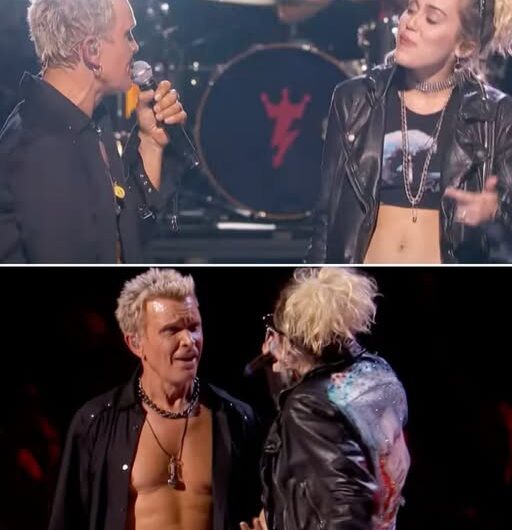 A Fiery Collision Of Rock Legends: Miley Cyrus and Billy Idol Ignite the Stage with “Rebel Yell” at the 2016 iHeartRadio Music Festival