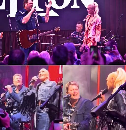 Blake Shelton and Gwen Stefani Shock Fans With Surprise Duet at New Ole Red Las Vegas, Performing “Purple Irises” and “Nobody but You” During Super Bowl Weekend in a Romantic Moment That Had the Crowd Going Wild