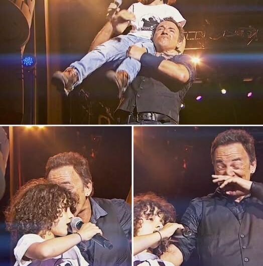 A Bruce Springsteen concert turned unforgettable when a fearless 6-year-old superfan shouted, “Can I sing, Bruce?”—and The Boss said yes.