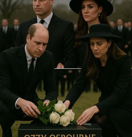 The air outside the chapel felt colder the moment the black car pulled up. A hush swept through the mourners as Prince William stepped out first, his tall frame rigid, jaw set in that way he does when carrying the weight of duty and grief at once.