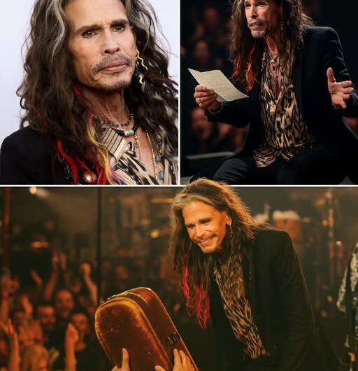 Steven Tyler Pauses Dream On Mid-Concert as a Fan Hands Him a Weathered Guitar Case Containing a Decades-Old Letter, Sharing a Heartfelt Moment with Thousands of Fans Who Watch in Silence as the Legendary Frontman Reads Her Words