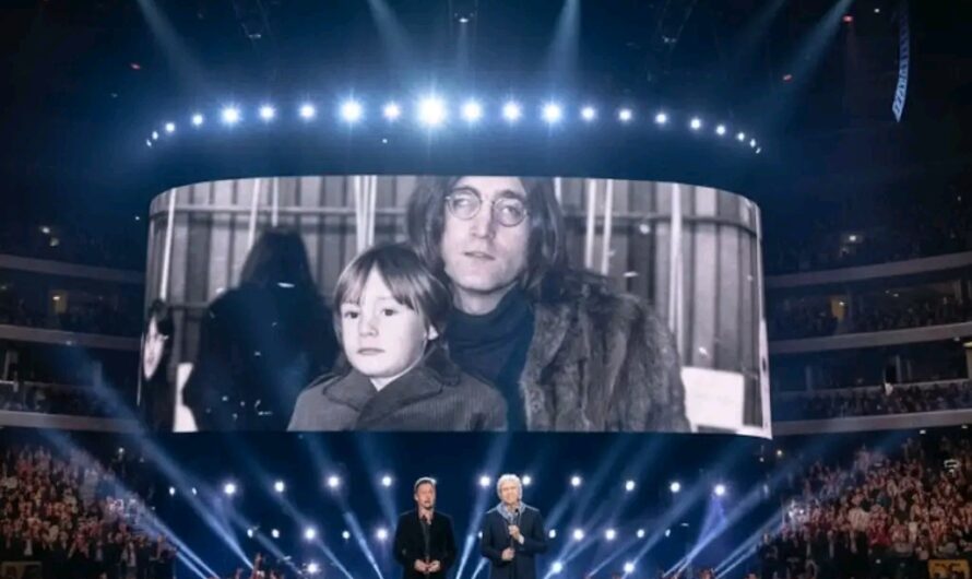 JULIAN SPOKE — THEN SANG “HEY JUDE”